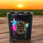 Premium black scented candle for home decor